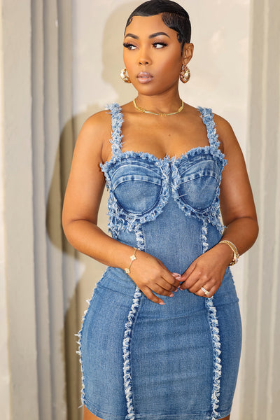 Finesse Denim Dress