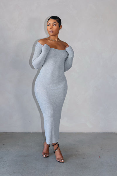 Take A Stroll Dress (Grey)