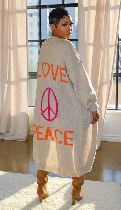 Peace & Love Cardigan