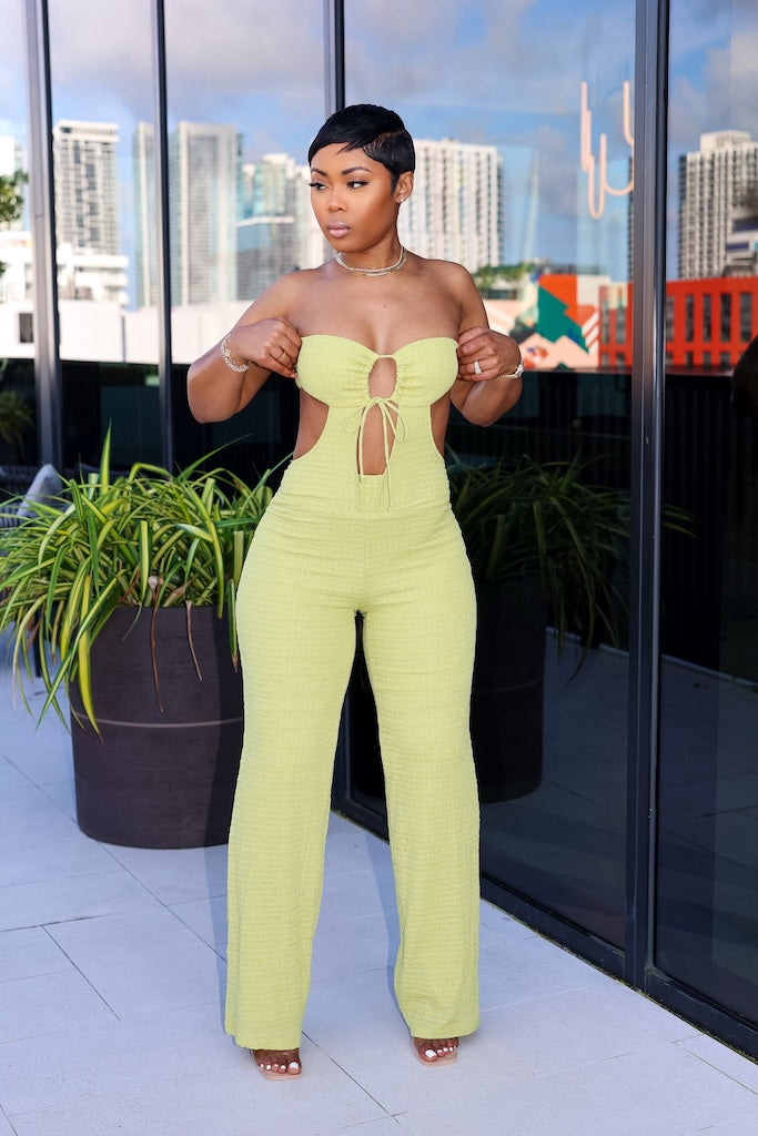 The Beach House Jumpsuit (Green)