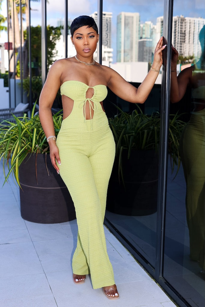 The Beach House Jumpsuit (Green)