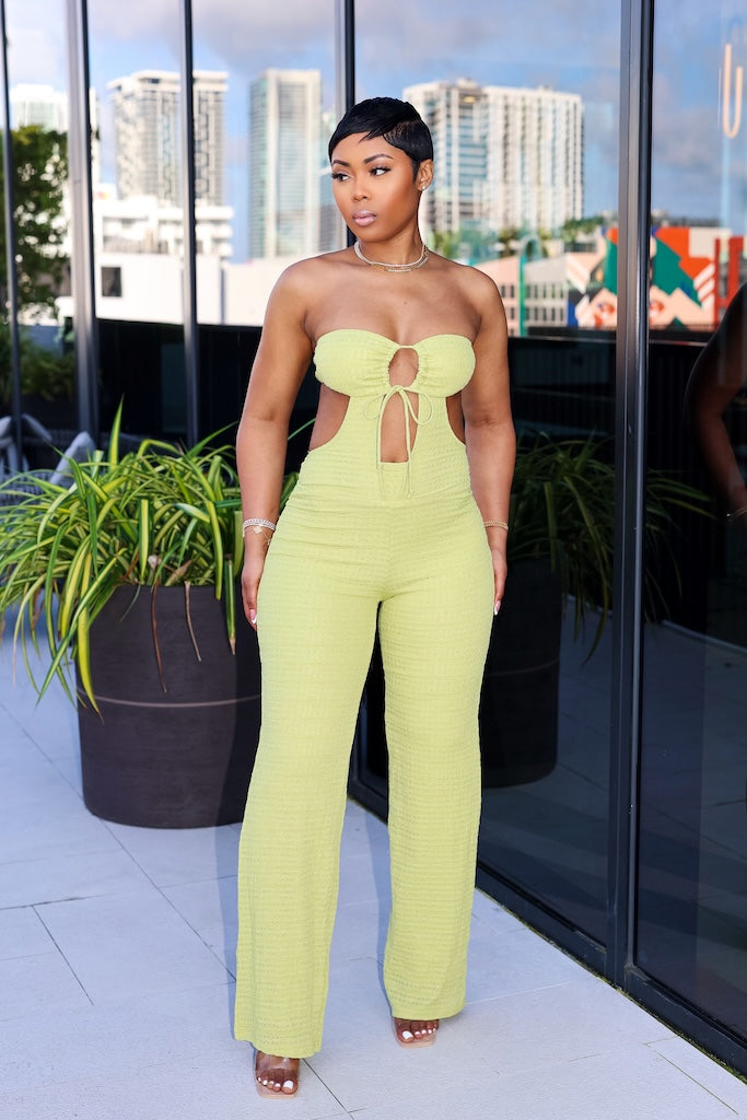 The Beach House Jumpsuit (Green)