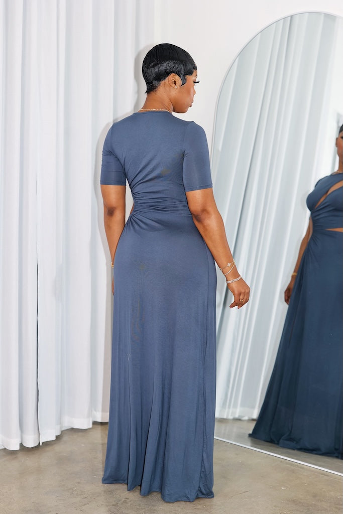 Eclipse Maxi Dress (Dark Grey)